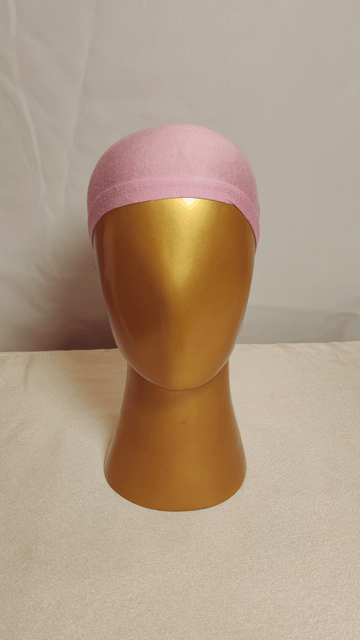 Plain Tie Back Cap  - Baby Pink